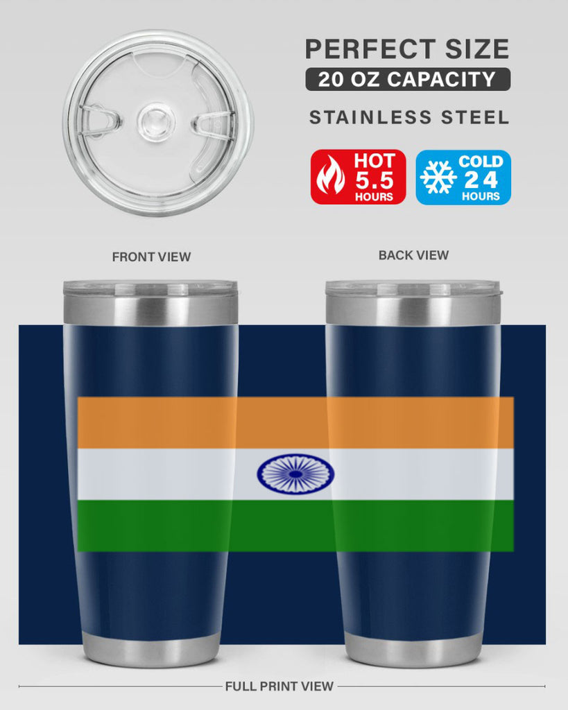 India 121#- world flags- Tumbler