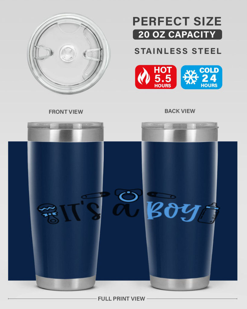 Its A Boy Style 80#- baby- tumbler
