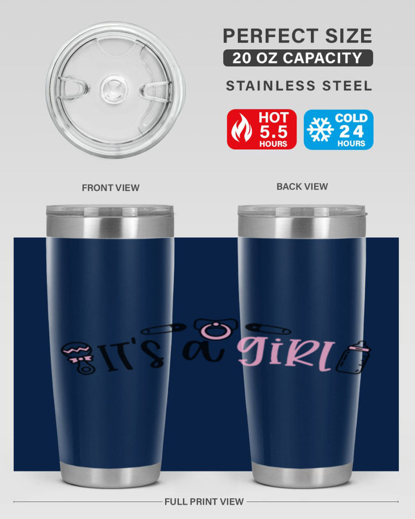 Its A Girl Style 78#- baby- tumbler