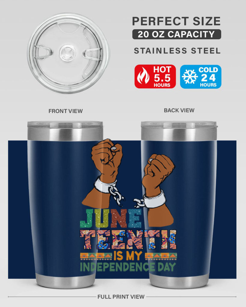 Juneteenth Is My Independence Day Png 29#- Juneteenth- tumbler