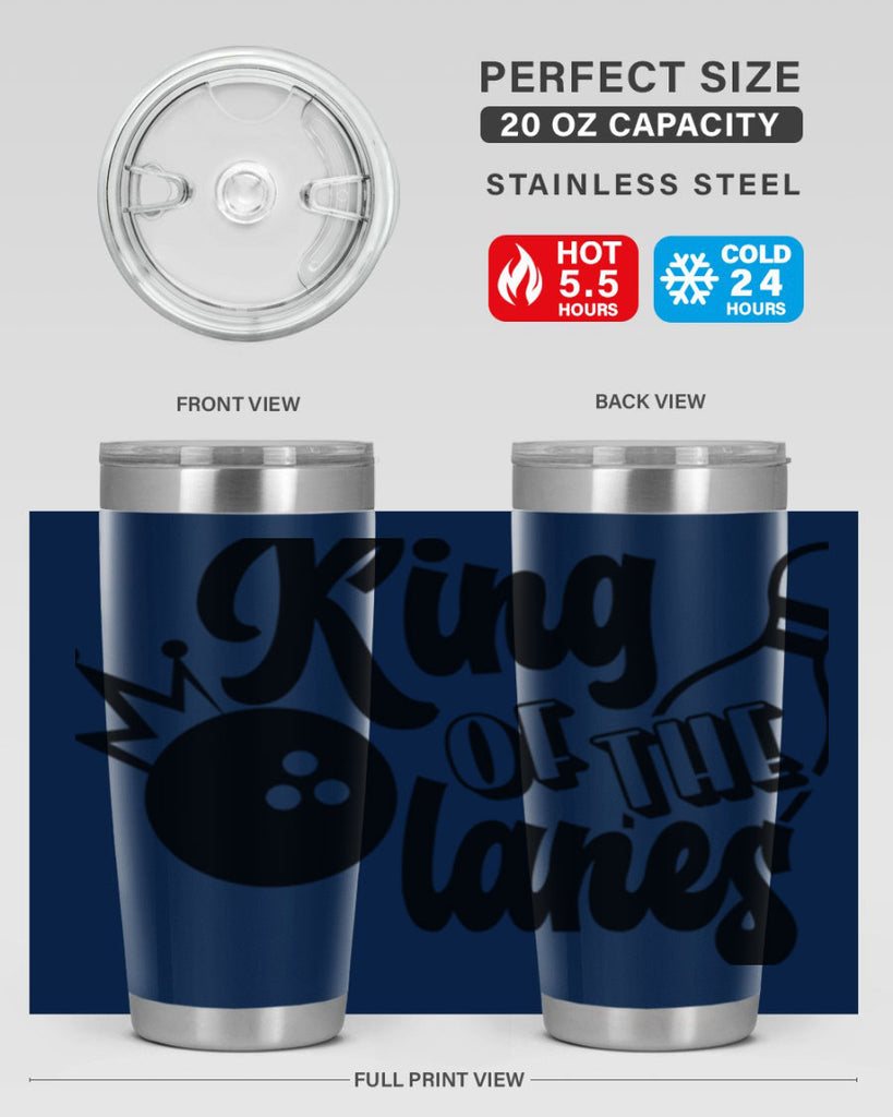 King of the lanes 956#- bowlig- Tumbler