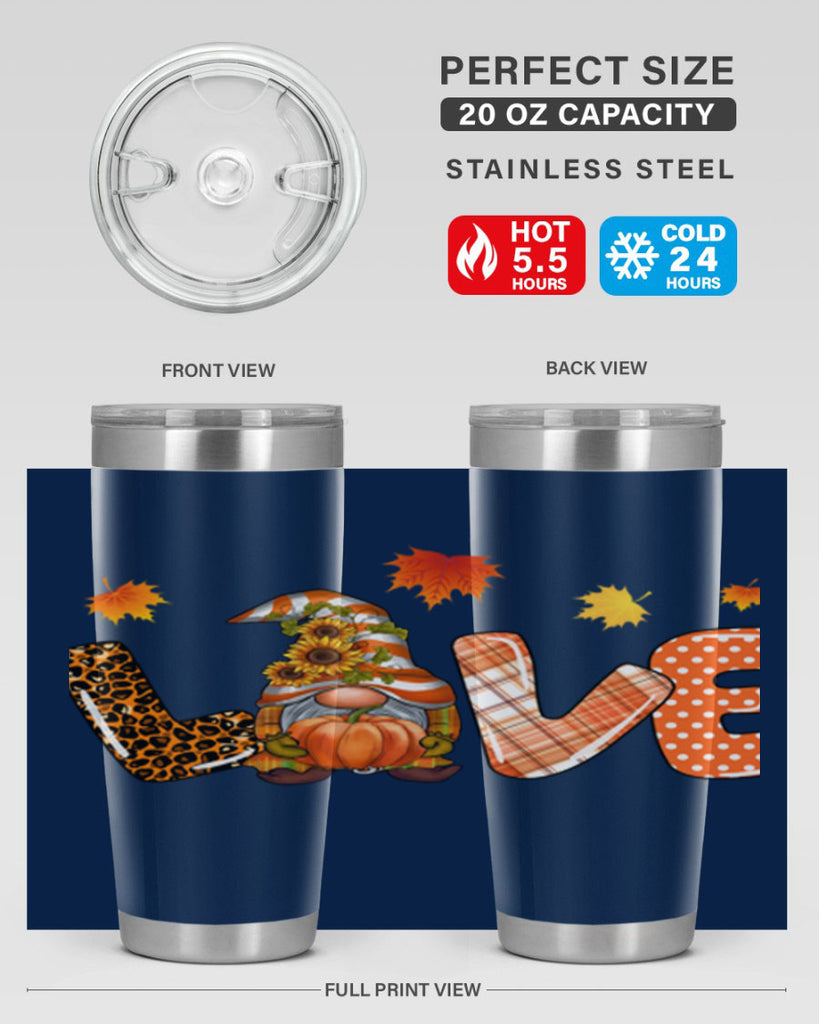 LOVEFallGnomeAutumn 416#- fall- Tumbler