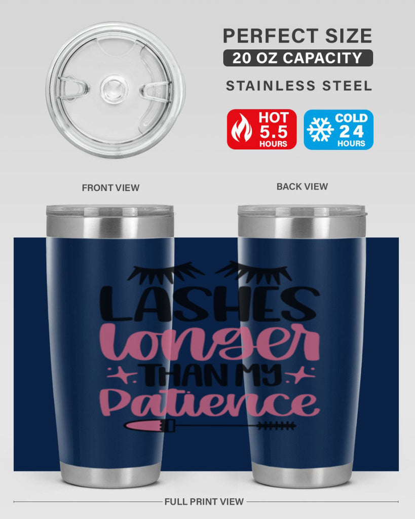 Lashes Longer Than My Patience Style 66#- make up- Tumbler