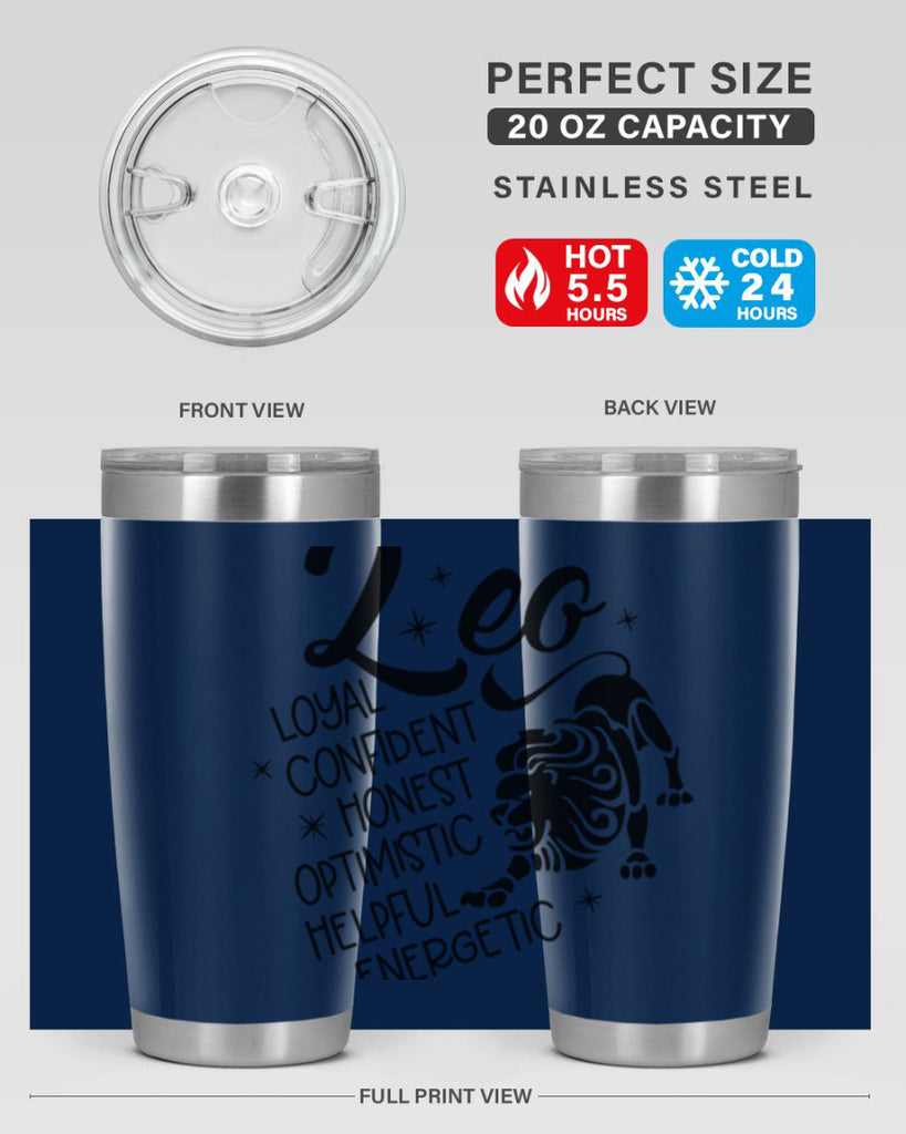 Leo 282#- zodiac- Tumbler
