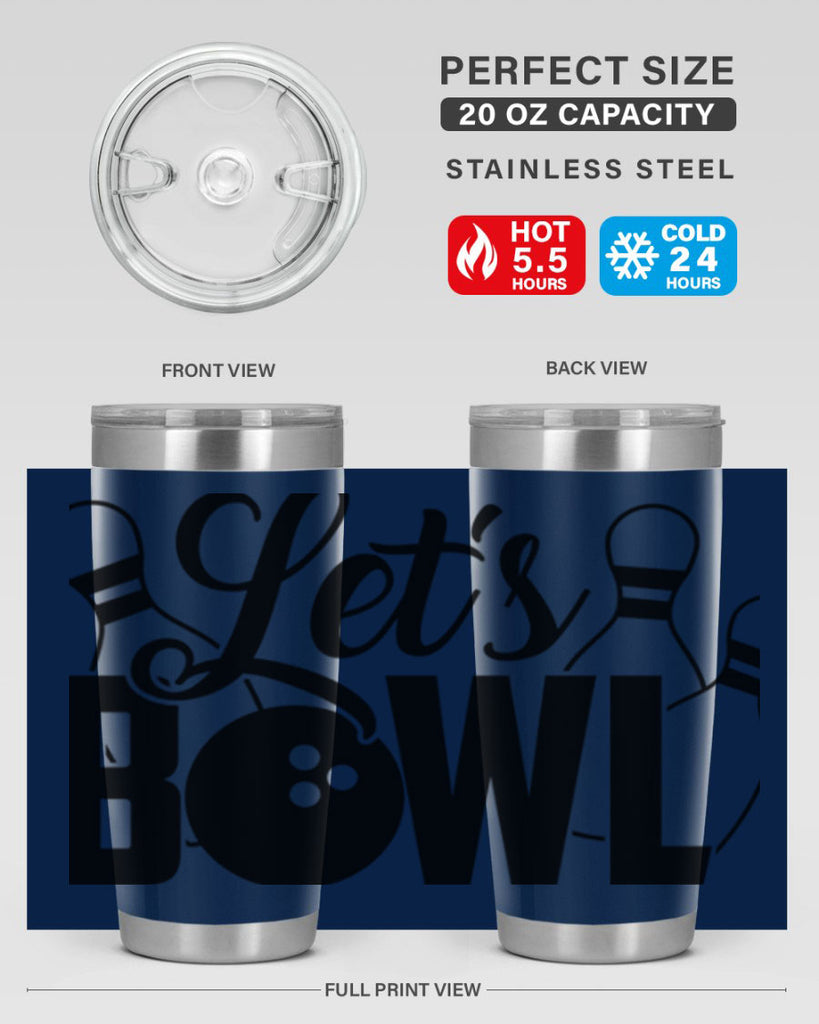 Lets bowl 929#- bowlig- Tumbler