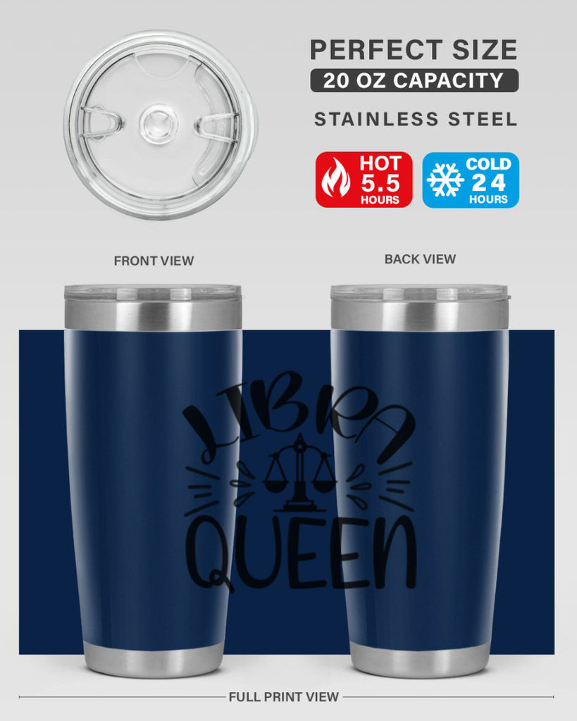 Libra queen 328#- zodiac- Tumbler