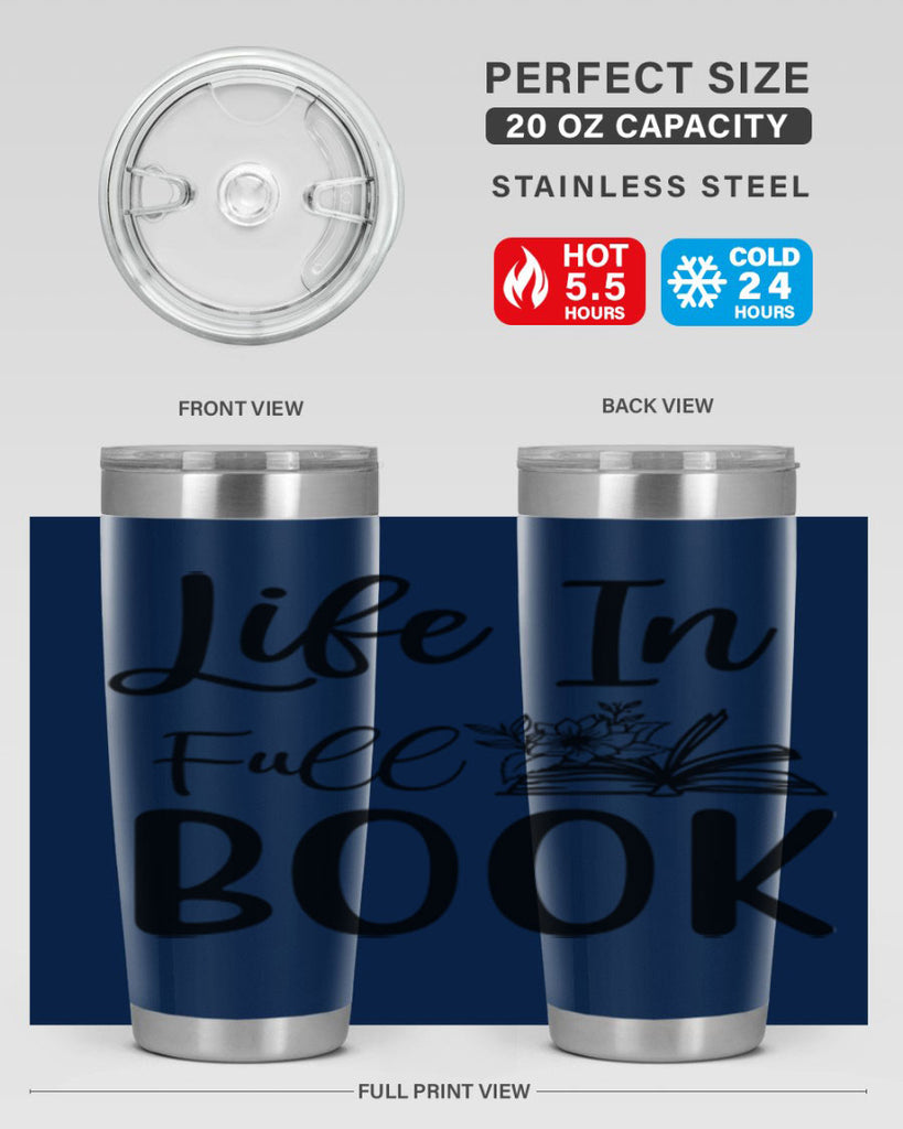 Life In Full Book 297#- spring- Tumbler
