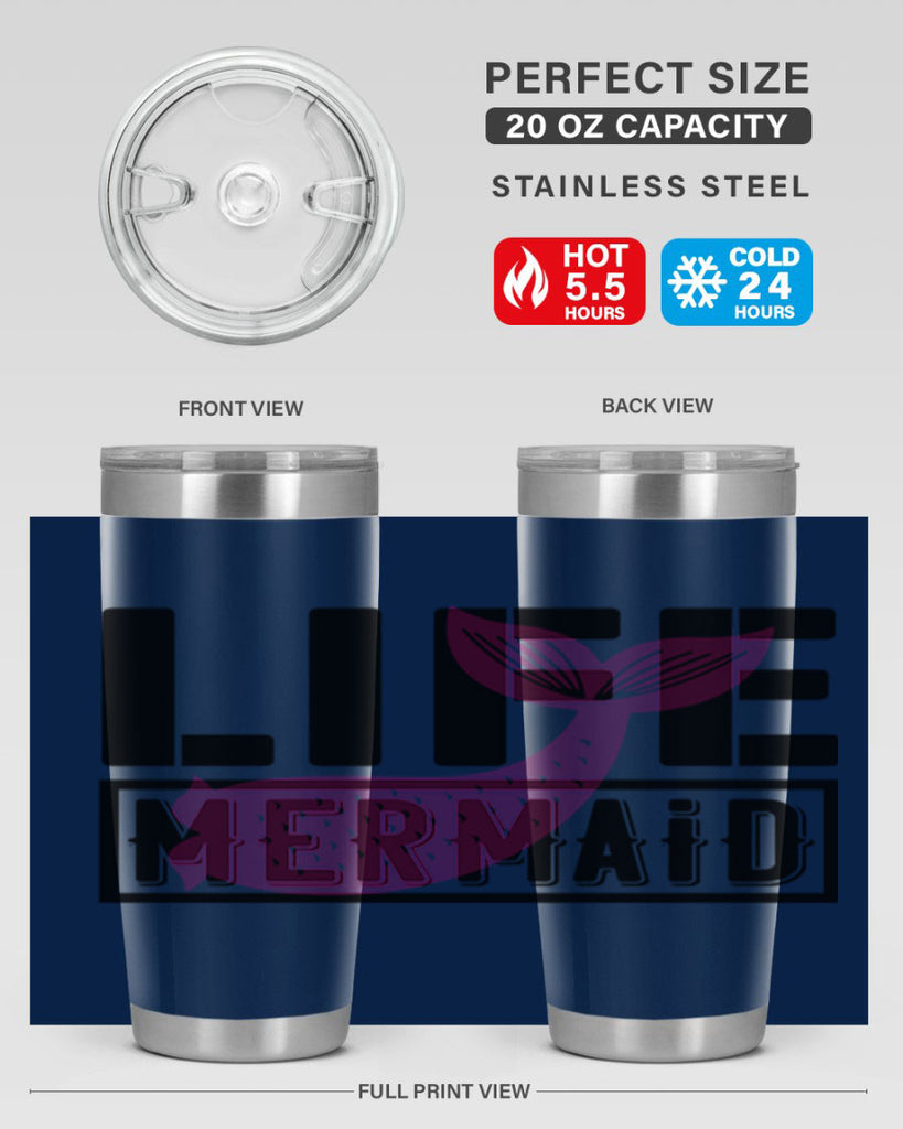 Life mermaid 303#- mermaid- Tumbler