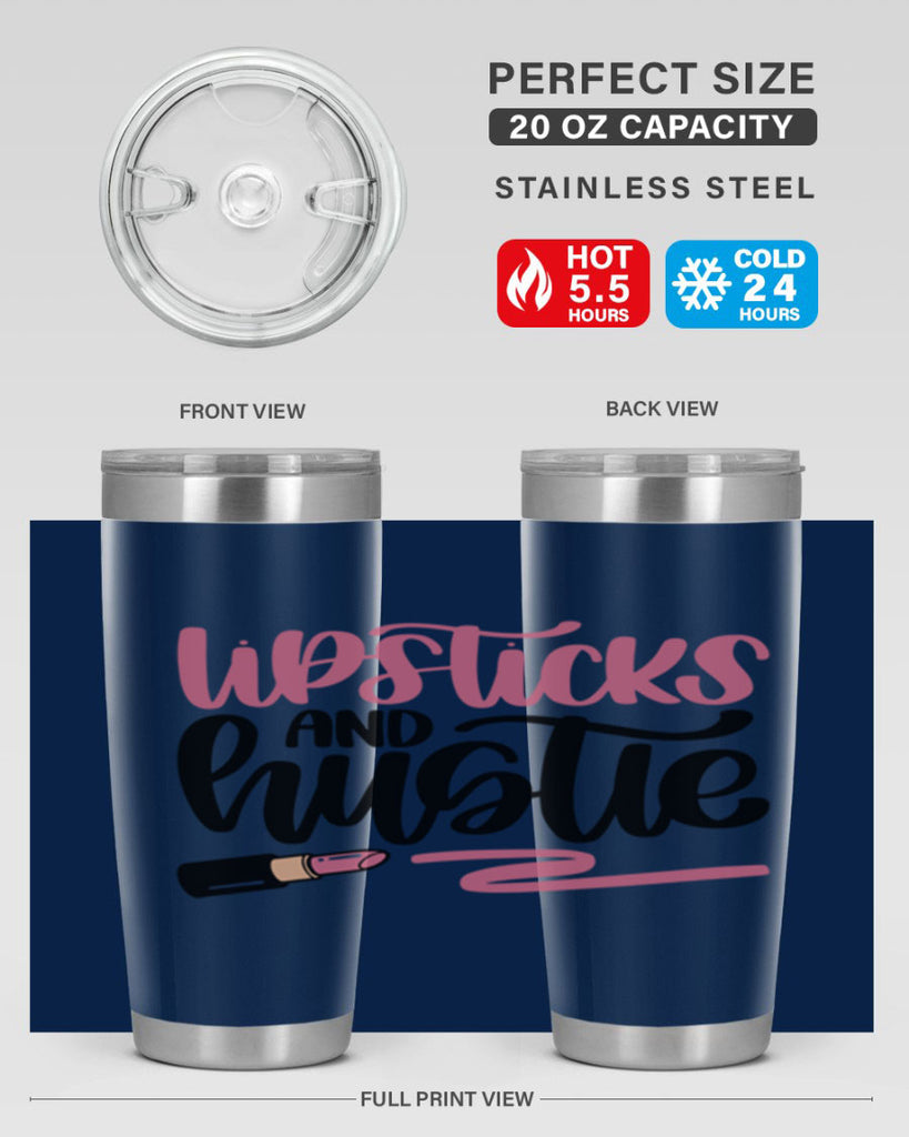 Lipstick And Hustie Style 58#- make up- Tumbler