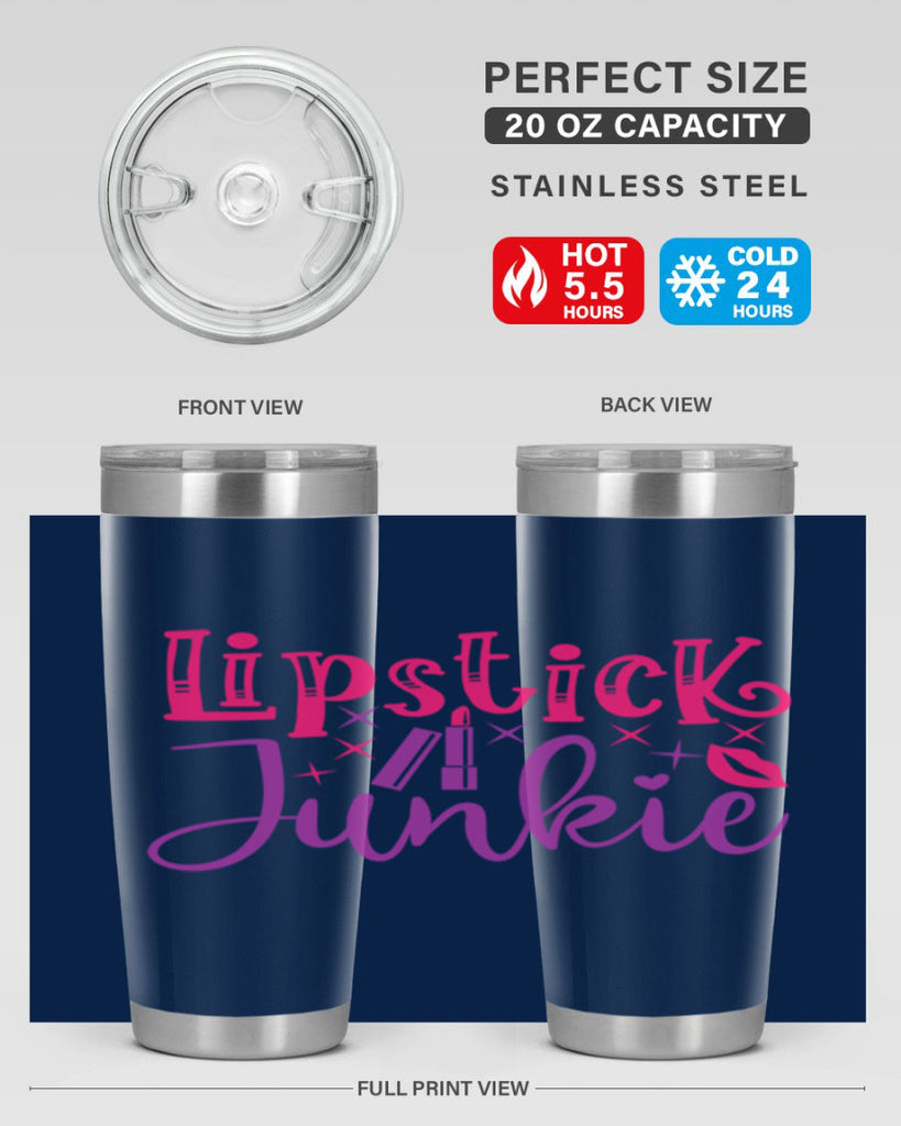 Lipstick Junkie Style 228#- make up- Tumbler