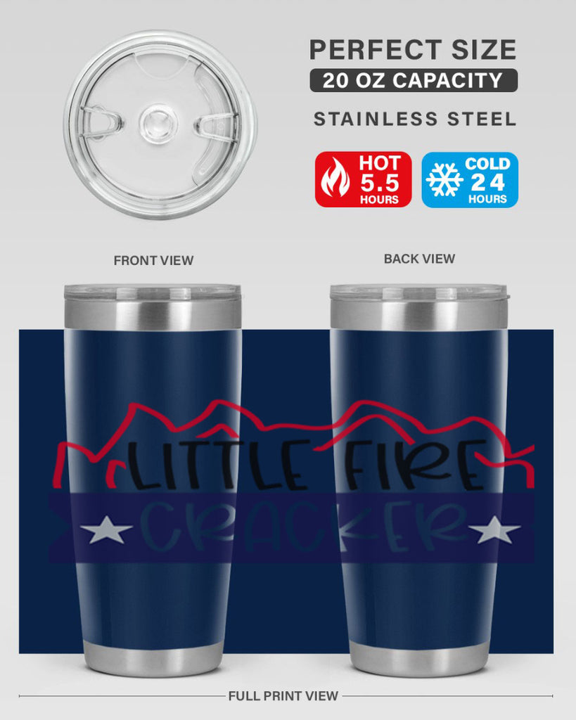 Little Fire Cracker Style 161#- Fourt Of July- Tumbler