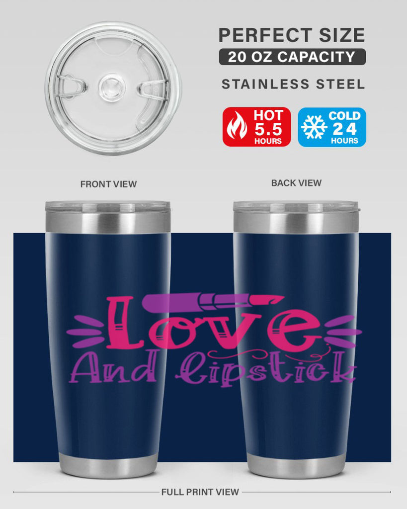 Love And Lipstick Style 225#- make up- Tumbler
