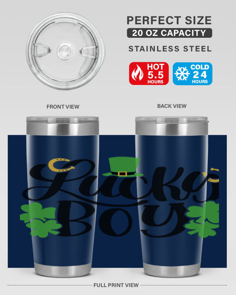 Lucky Boy Style 59#- St Patricks Day- Tumbler