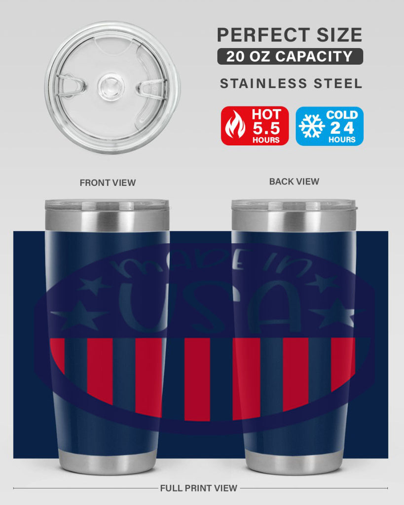 Made In USA Style 165#- Fourt Of July- Tumbler