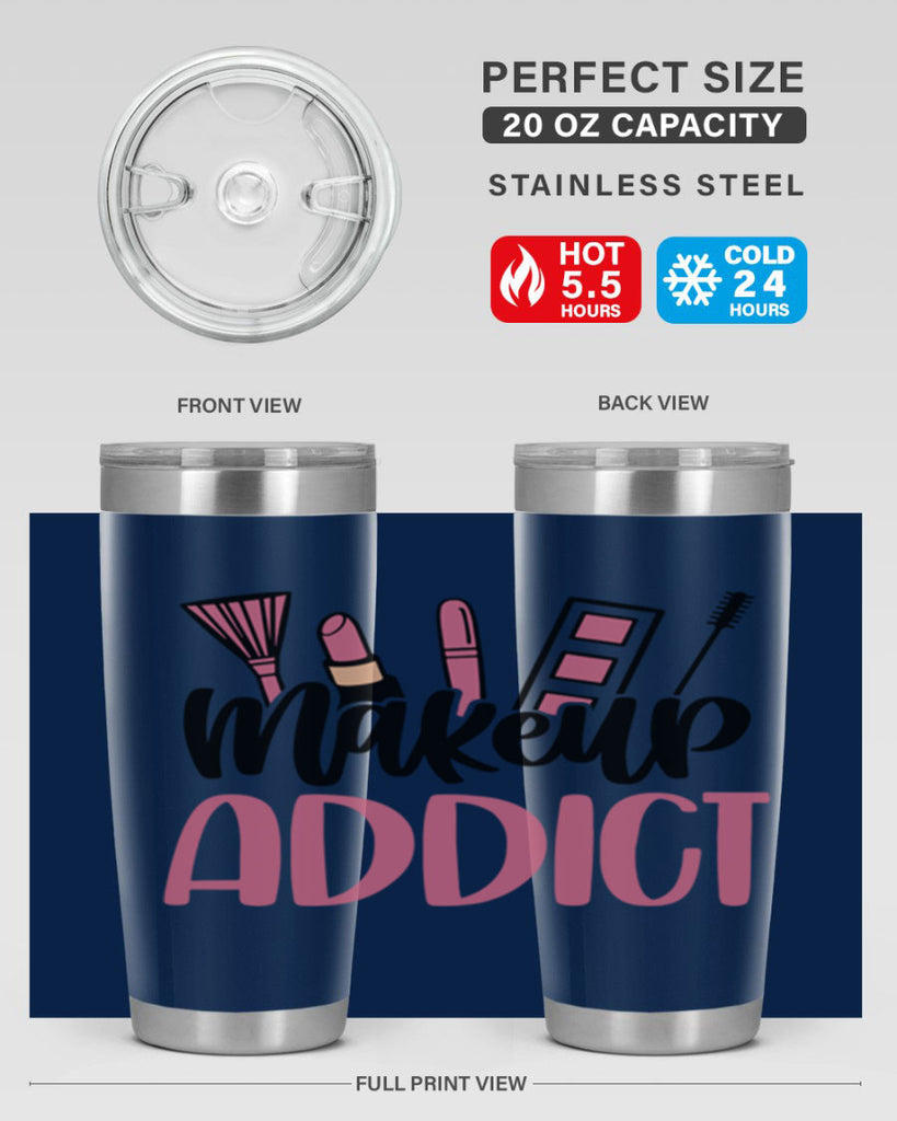 Makeup Addict Style 55#- make up- Tumbler