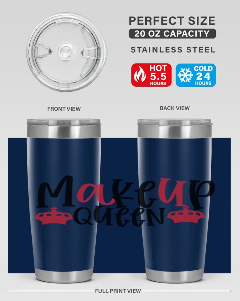 Makeup Queen design Style 223#- make up- Tumbler
