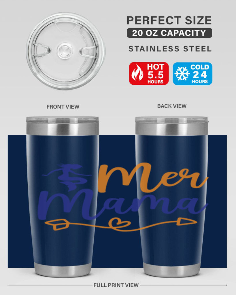 Mer Mama 331#- mermaid- Tumbler