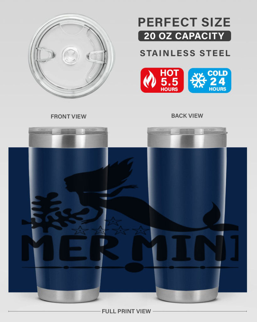 Mer mini 353#- mermaid- Tumbler
