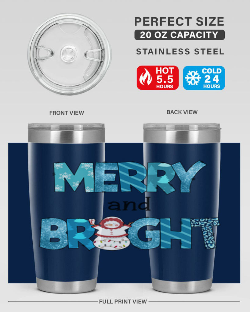 Merry and Bright 321#- winter- Tumbler