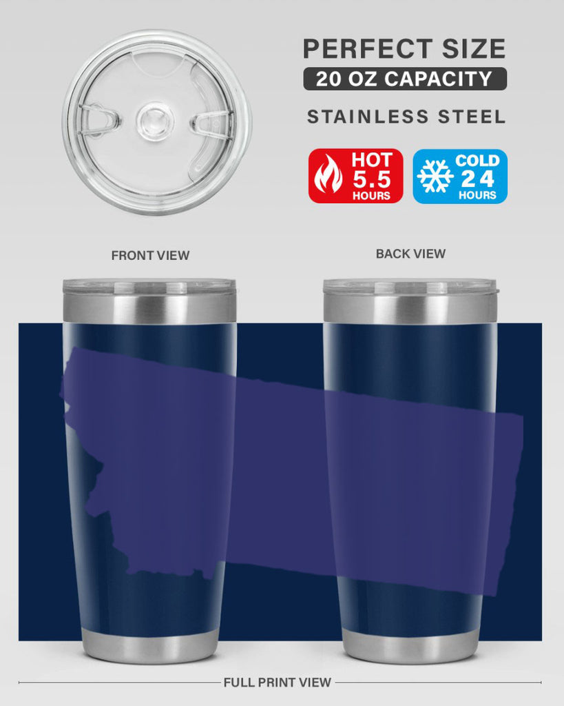 Montana 25#- stateflags- Tumbler