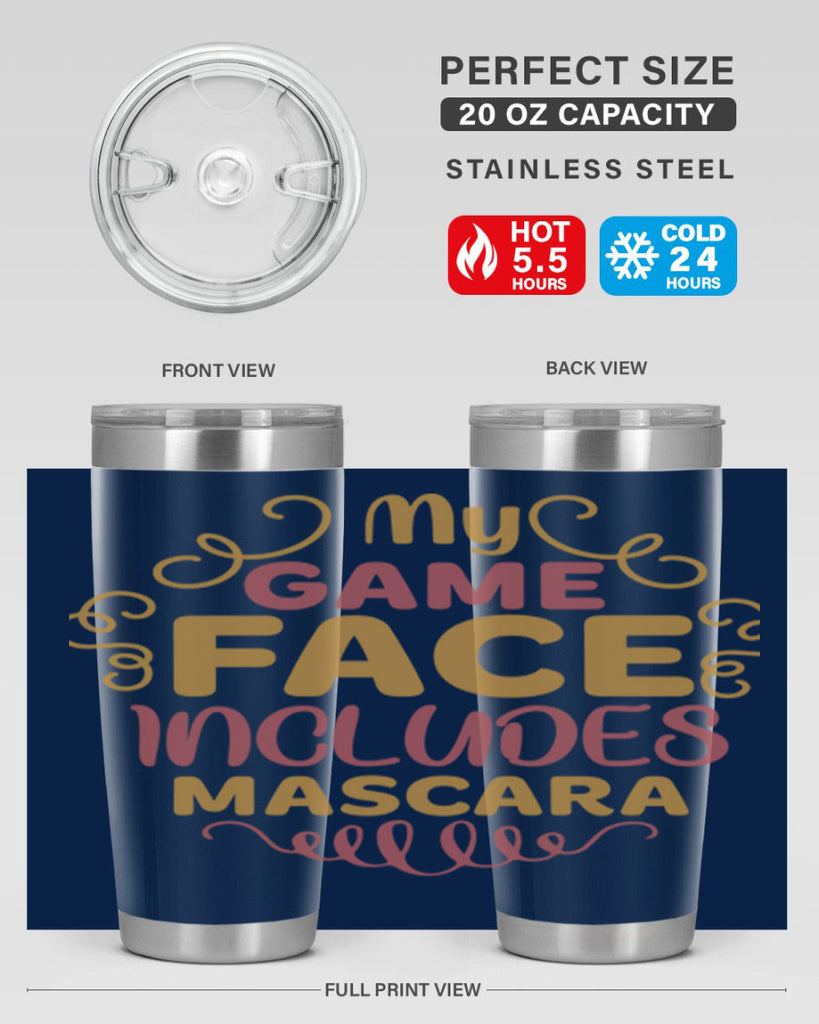 My Game Face Includes Mascara 127#- fashion- Cotton Tank