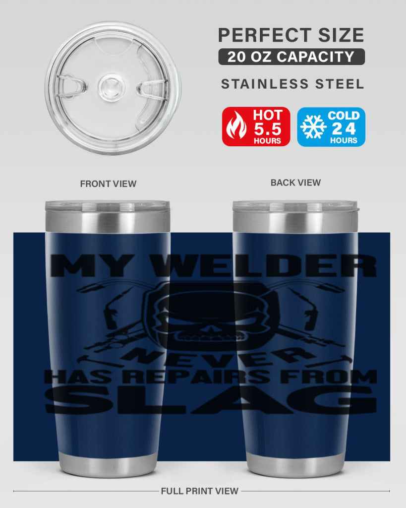 My welder never Style 7#- welder- tumbler