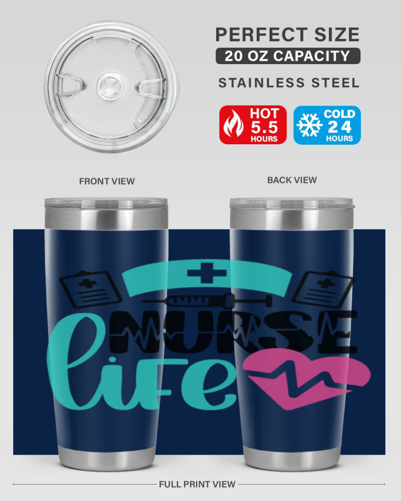 Nurse Life Style Style 106#- nurse- tumbler