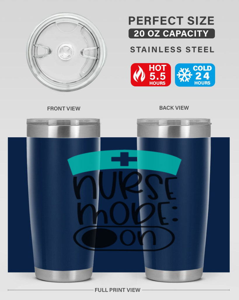 Nurse Mode On Style Style 103#- nurse- tumbler