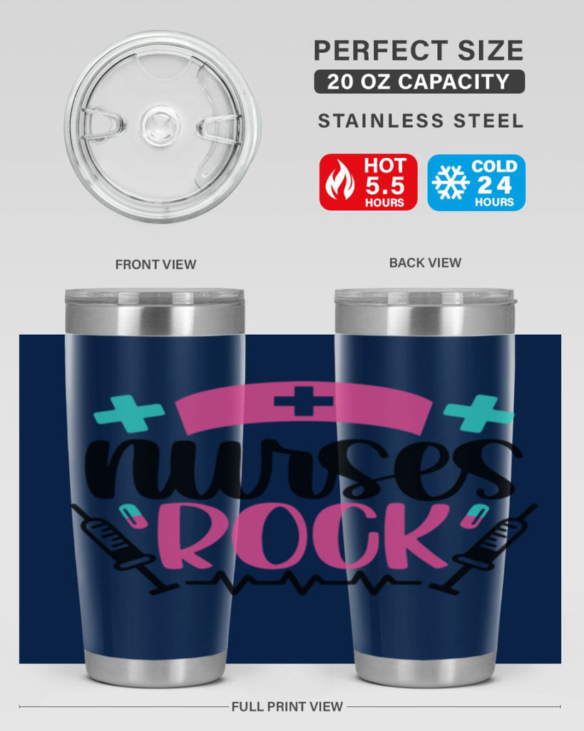 Nurses Rock Style Style 79#- nurse- tumbler