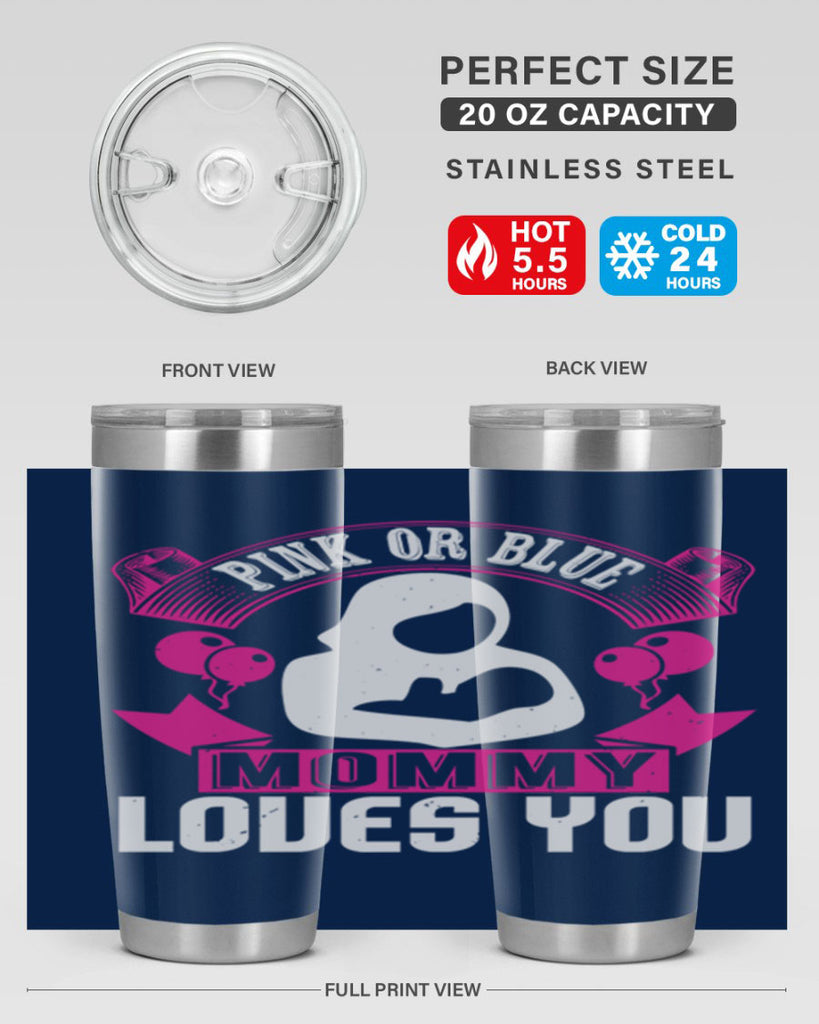 Pink or Blue Monny Loves You Style 178#- baby- tumbler