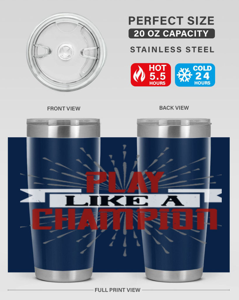 Play like a Champion 1942#- badminton- Tumbler