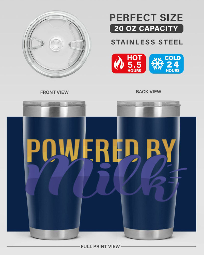 Powered By Milk Style 204#- baby- tumbler