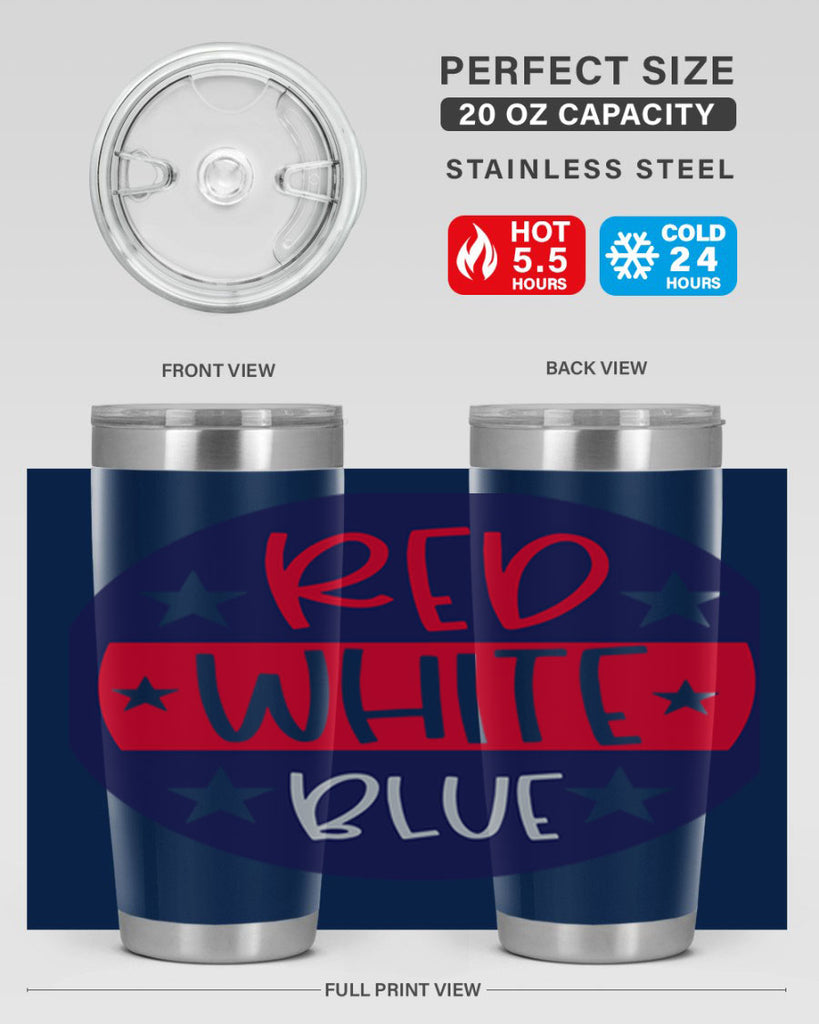 Red White Blue Style 170#- Fourt Of July- Tumbler