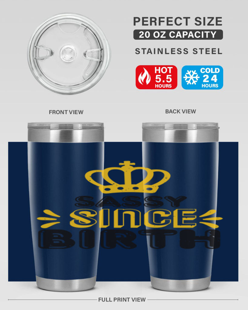 Saddy since birth Style 16#- baby shower- tumbler