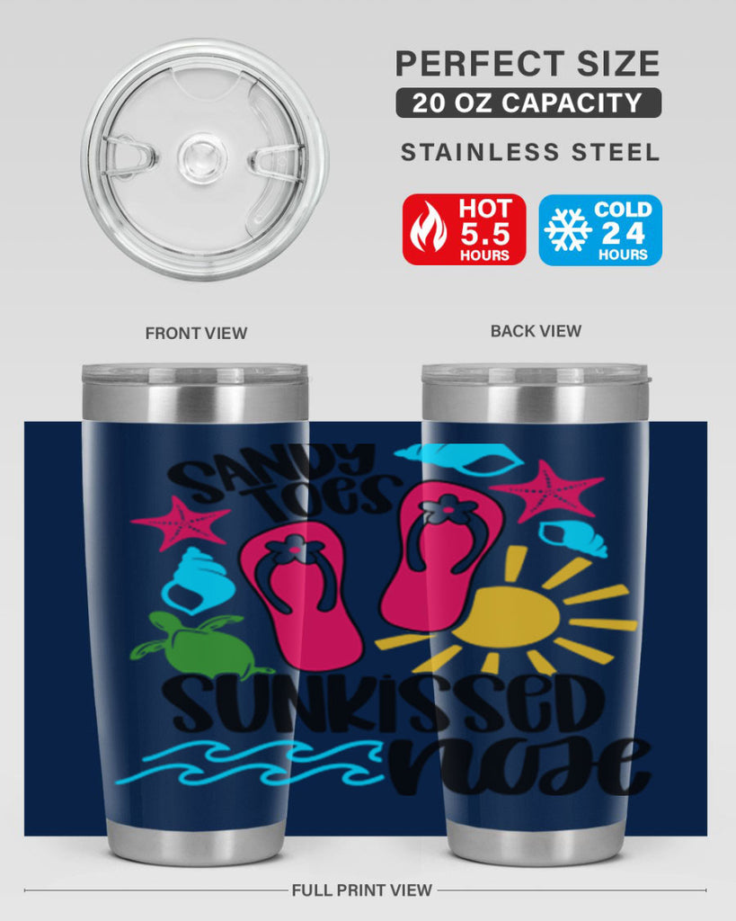 Sandy Toes Sunkissed Nose Style 27#- summer- Tumbler