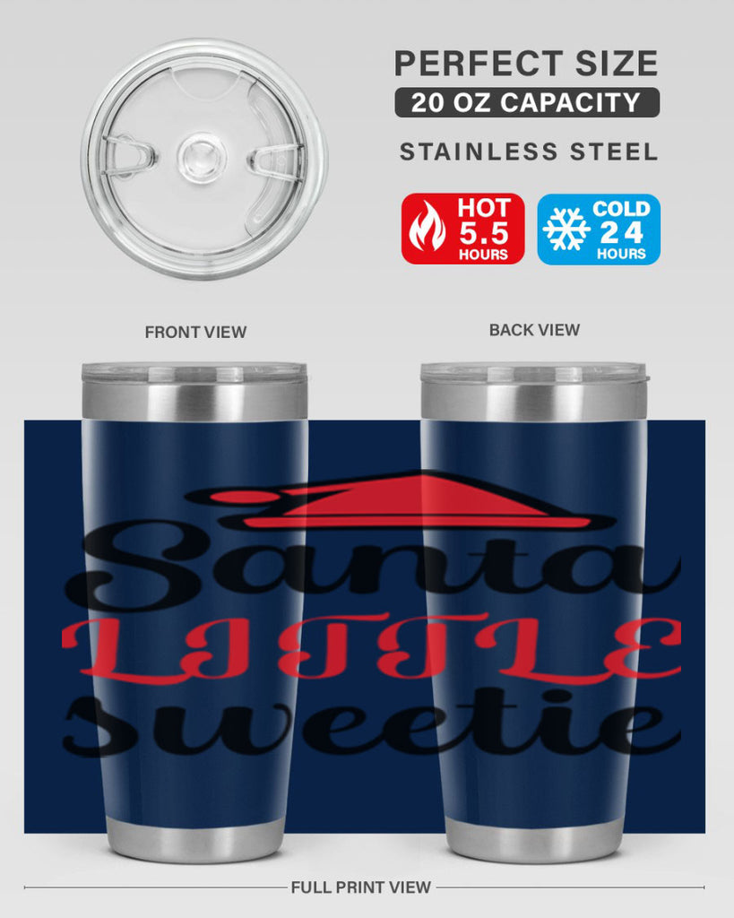 Santa little sweetie 350#- winter- Tumbler