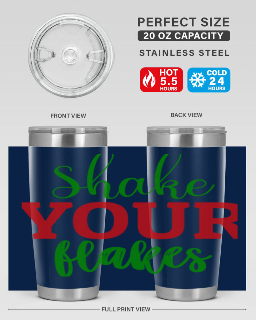Shake Your Flakes 355#- winter- Tumbler