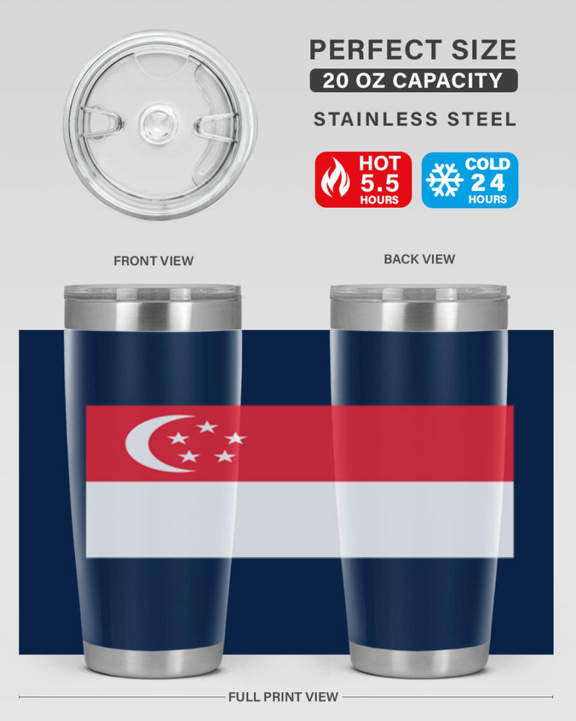 Singapore 41#- world flags- Tumbler