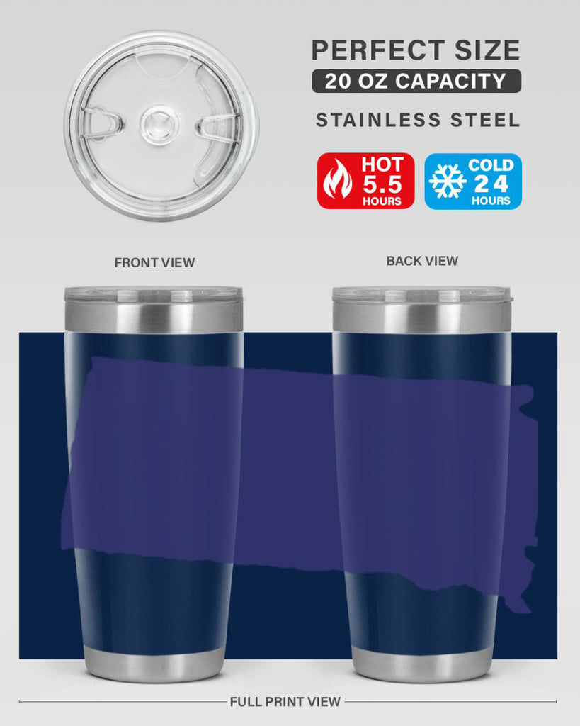 South Dakota 10#- stateflags- Tumbler