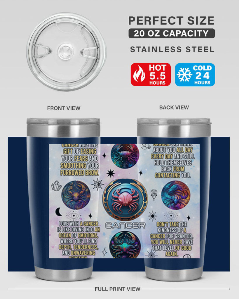 StraightCancer 470#- zodiac- Tumbler