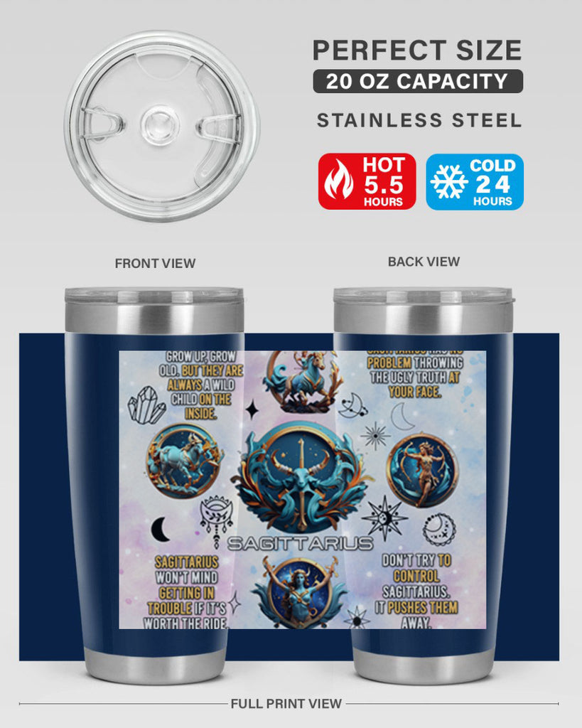 StraightSaggitarius 476#- zodiac- Tumbler