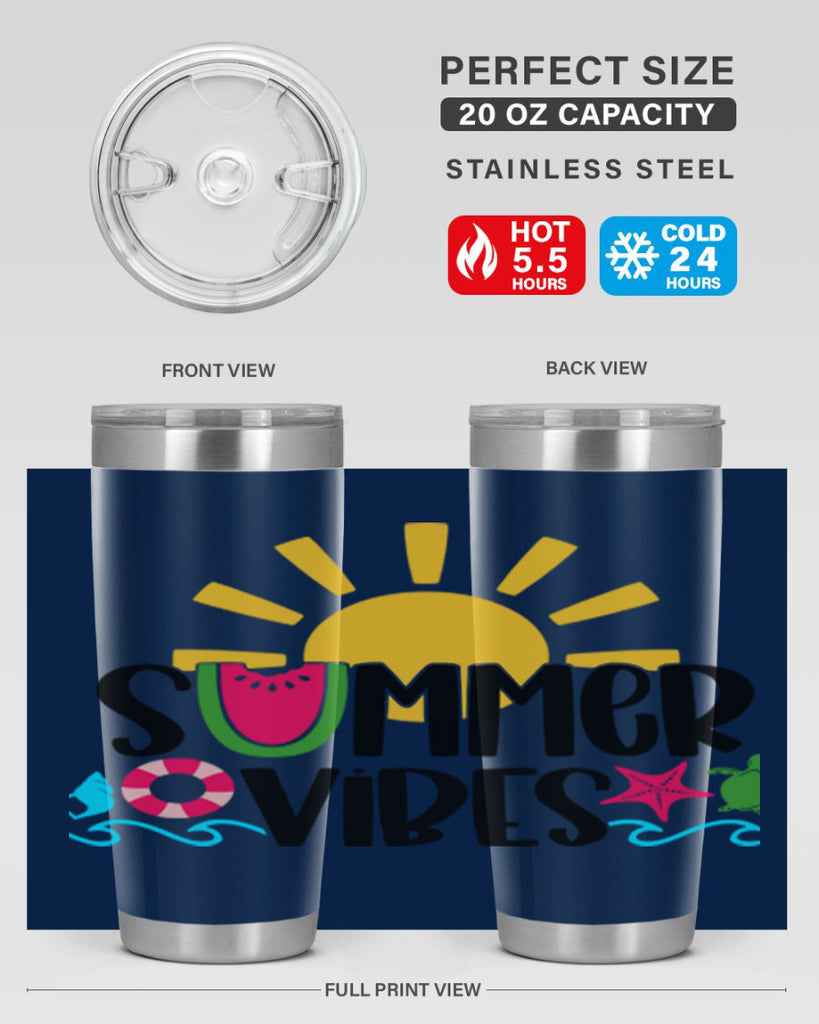 Summer Vibes Style 19#- summer- Tumbler