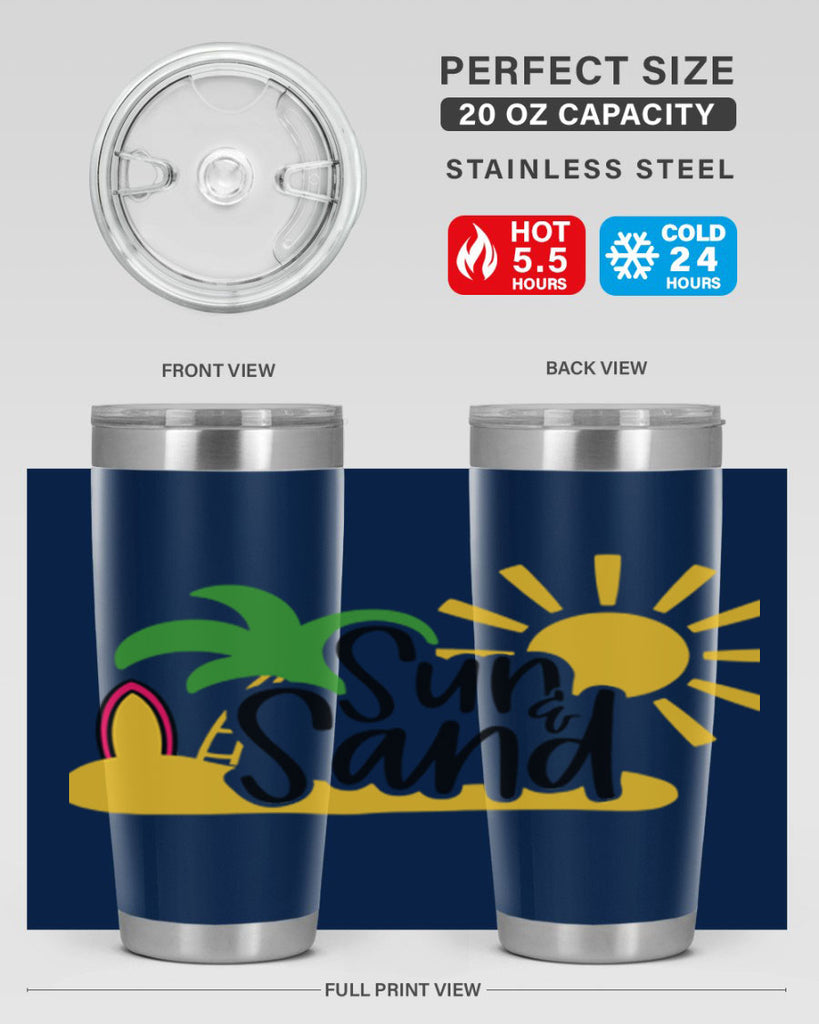 Sun Sand Style 17#- summer- Tumbler