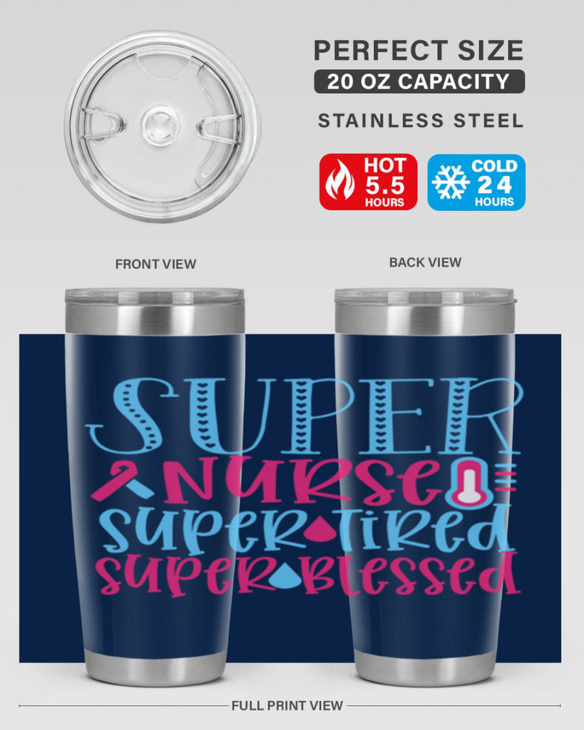 Super Nurse Super Tired Style Style 23#- nurse- tumbler
