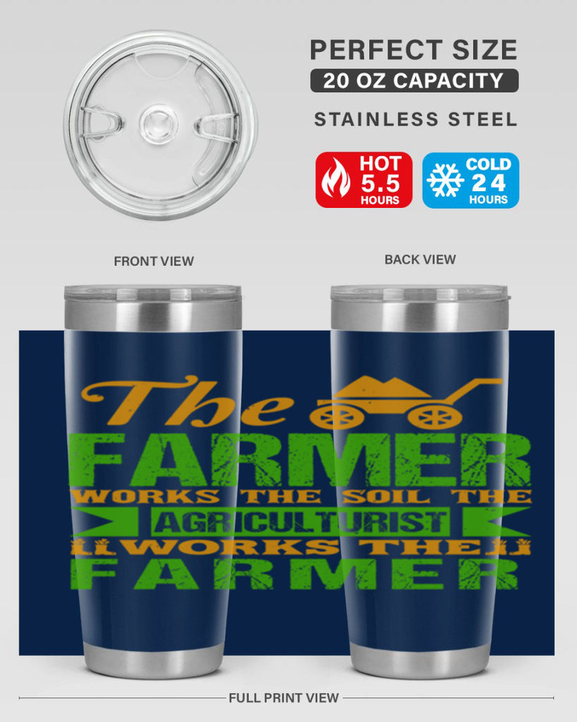 The farmers work the soil 33#- farming and gardening- Tumbler