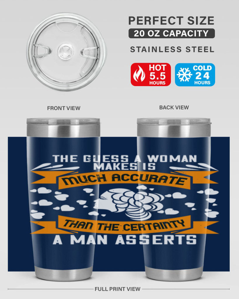 The guess a woman makes is much accurate Style 31#- womens day- Tumbler