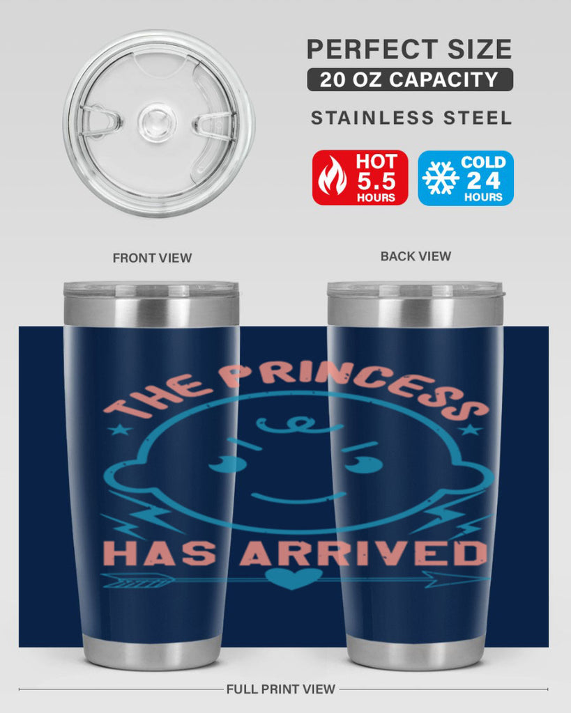 The princess has arrived Style 10#- baby shower- tumbler