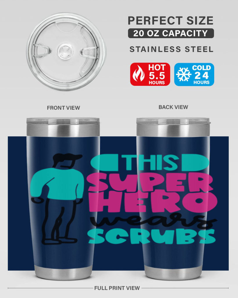 This Superhero Wears Scrubs Style Style 19#- nurse- tumbler