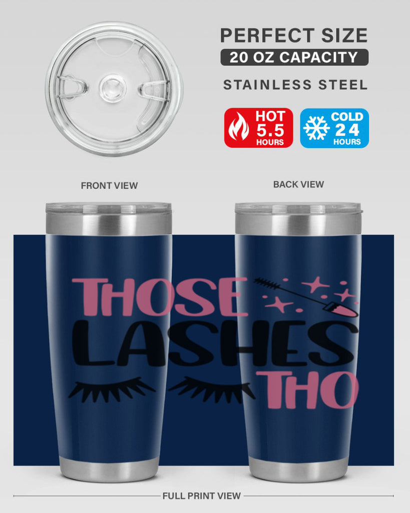 Those Lashes Tho Style 11#- make up- Tumbler