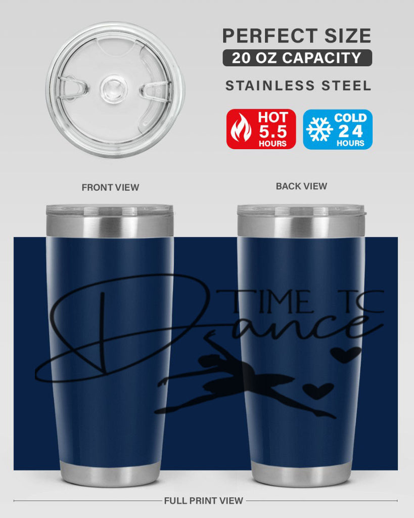 Time to Dance 85#- ballet- Tumbler